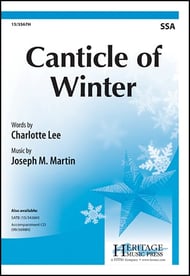 Canticle of Winter SSA choral sheet music cover Thumbnail